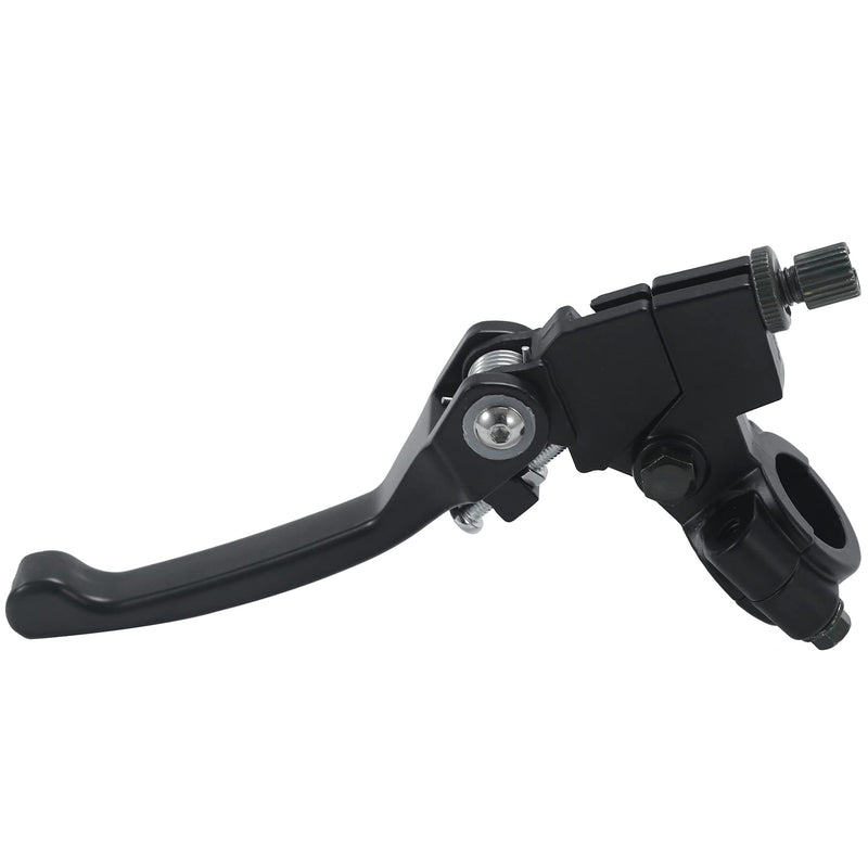 Black Folding Aluminum Clutch Brake Lever Compatible with 22mm 7/8 inch Handlebar 110cc 125cc 140cc TTR 125cc SSR Xmotos Apollo 125 Pit Dirt Bike Motorcycle Black