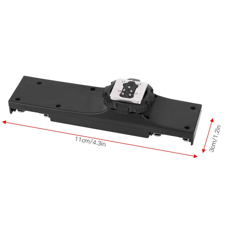 Dual Hot Shoe Splitter Camera Shoe Mounts, Dual Hot Shoe Flash Speedlite Light Bracket for SLR Camera Camcorder, Extension Bar Mount Cold Shoe Extension Bracket (for Canon) For Canon