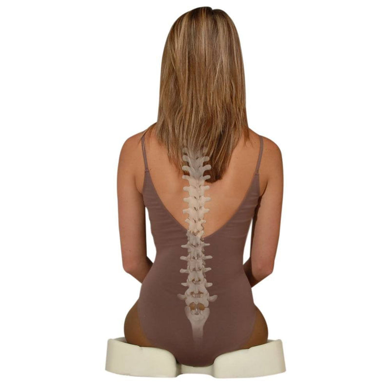 Contour Kabooti Donut Seat Cushion, 3-in-1 Design with Center Cutout for Tailbone Pain, Sciatica and Hemorrhoids Original