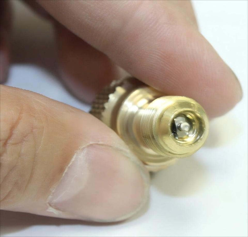 R134a Brass Adapter, 1/4 Inch Male to 1/2 Inch Female Fitting，R134A Refrigerant Tank Adapter