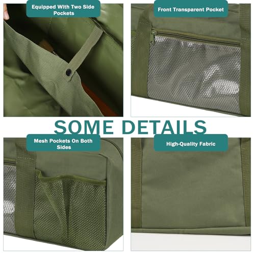 Grill Tool Storage Bag BBQ Grill Utensil Accessory Storage Green