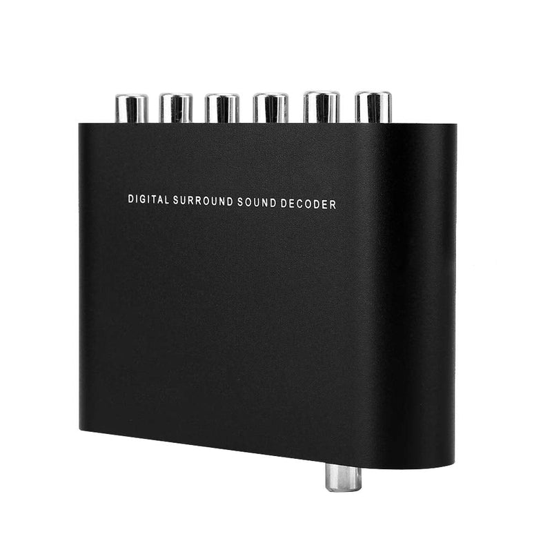 Surround Sound Decoder,Yinhing Surround Sound Decoder, Digital to Analog Audio Converter, 5.1 Audio Converter Digital DTS Channel Decoder with Optical Fiber Coaxial, Sound Adapter Audio Adapter