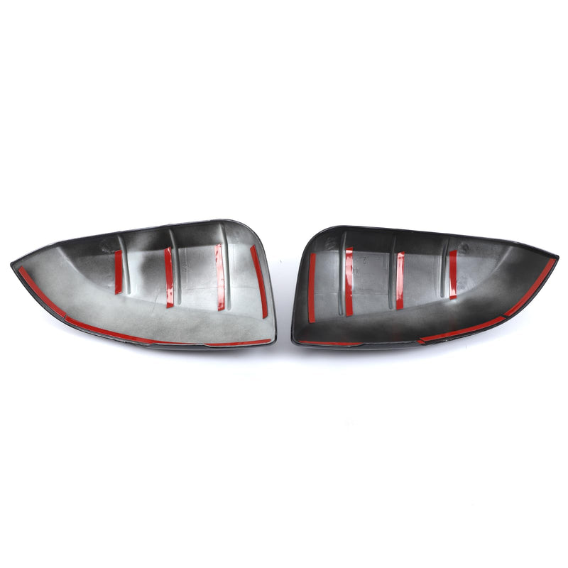 Car Door Rear View Mirror Cover Cap Compatible with Toyota Grand Highlander 2024 2025 2026,ABS Car Outside Side Rearview Mirror Cover Trim Accessories (Glossy Black-A) Glossy Black-A