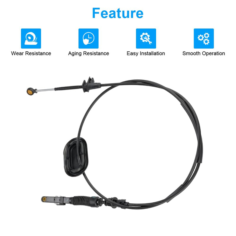 15785087 Automatic Transmission Gear Shifter Cable Compatible with Chevy Trailblazer SSR GMC Envoy Buick Rainier Oldsmobile Bravada Saab 9-7x Isuzu Ascender 4.2L 5.3L 6.0L L6 V8
