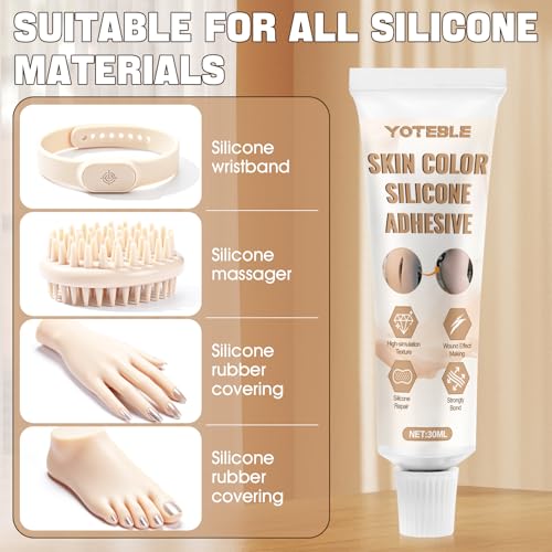 Silicone Glue, High-Flexibility and Waterproof, Skin Color