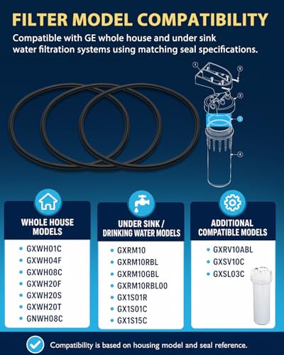 WS03X10038 O-Ring, Replaces UCRING, Compatible with GE Water Filter Housing 4