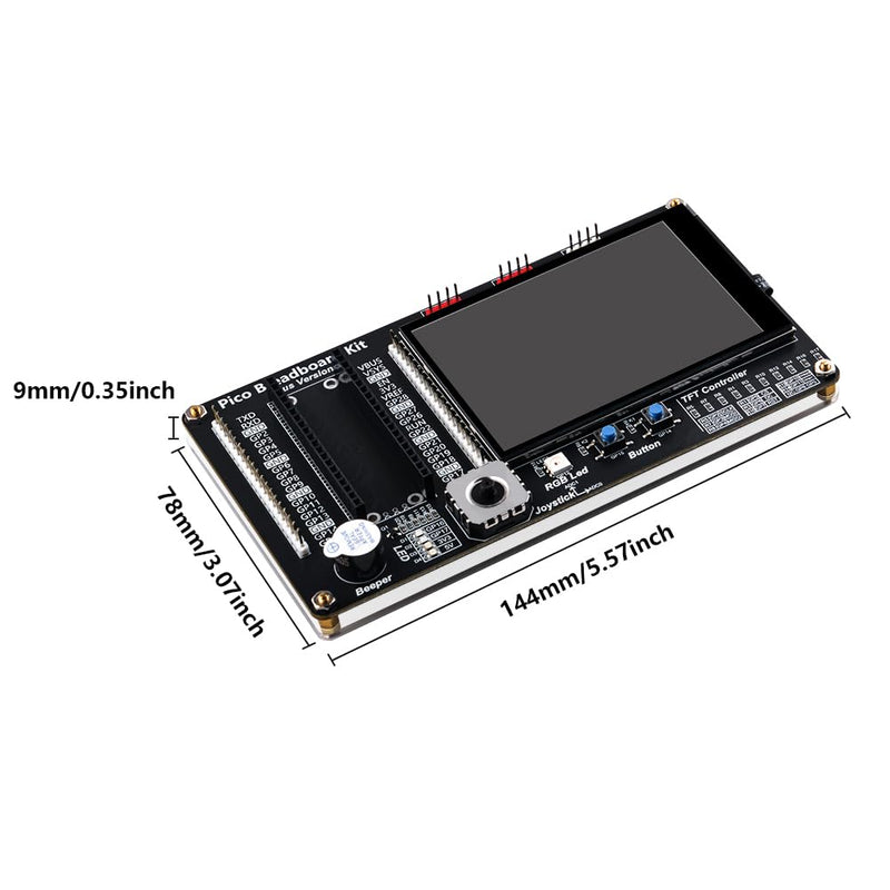 GeeekPi GPIO Expansion Module with 3.5inch Screen for Raspberry Pi Pico 1/Pico 1 W and Raspberry Pi Pico 2 Series