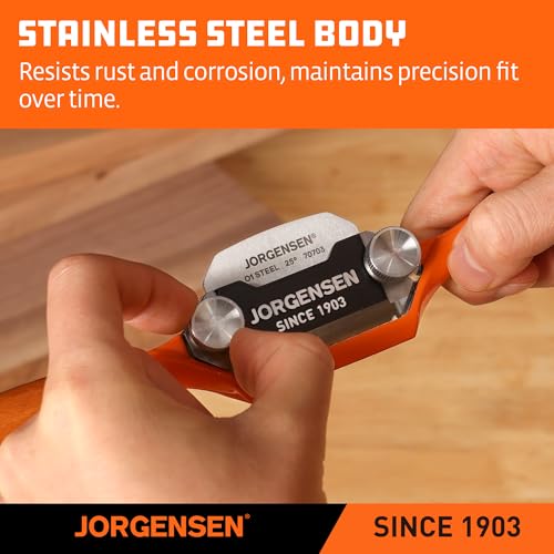 JORGENSEN No.59F Spokeshave for Woodworking – Stainless Steel Hand Planer