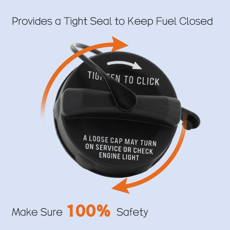Fuel Tank Cap Gas Cap Compatible with 2003-2018 Jeep Wrangler JK, 2001-2019 Grand Cherokee,1998-2017 Town and Country 2000-2020 Ram 1500 2500 3500 Replaces 52100552AG 52030387AB 52030387AA