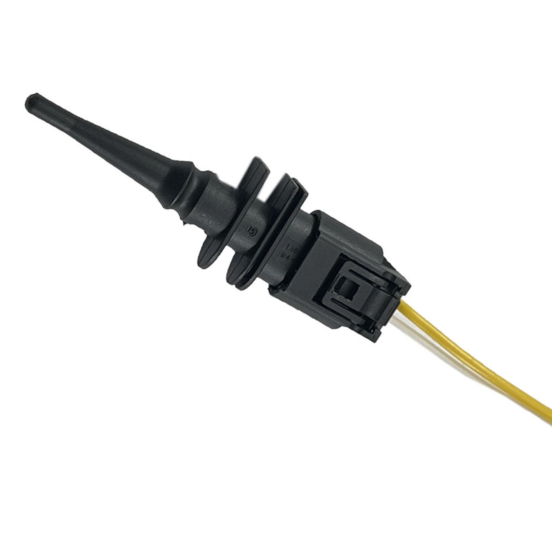FainWan Ambient Outside Air Temperature Sensor with Connector Pigtail Plug 65816936953/65816905050 + 61132359999 Compatible with E46 E39 E38 X3 X5 Z4 1 3 4 5 6 7 Series