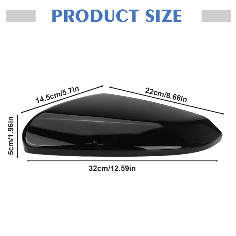 1 Pair Glossy Black Side Mirror Cover Cap Housing Compatible with Honda Civic 2016-2019 2020 2021 Honda Insight 2019-2021, Direct Replacement