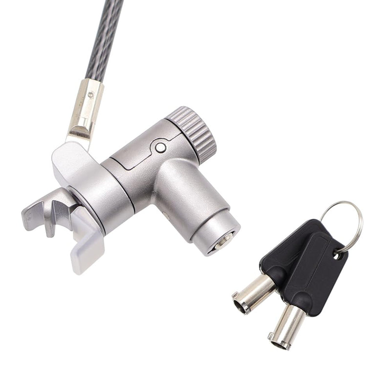MacBook Pro Security Lock Key Type, 6ft Steel Cable, Vent-Insert Design for 14/16 inch Models, Space Gray