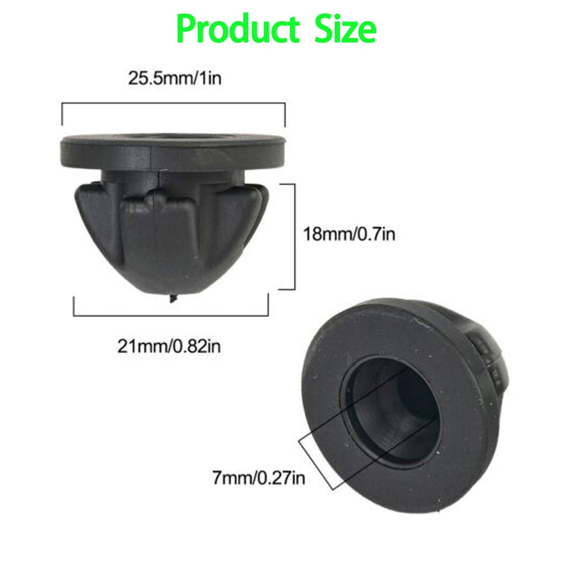 4Pcs Engine Cover Trim Rubber Mount Grommet Bush Bump Stop11127614138 Compatible with BMW 1-8 Series,X1-X7,Mini,2003-2019