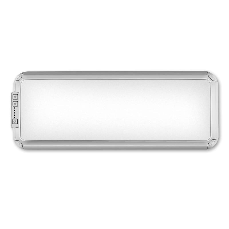 Miady RV LED Interior Light 1500 Lumen 16.5" x 6.3", Thin RV Ceiling Lights with 5 Levels of Dimming and 3 Color Temperature 3500-6500K Switches, for Car/RV/Trailer/Camper/Boat, Pack of 1 (Silver) 1-Pack (silver)