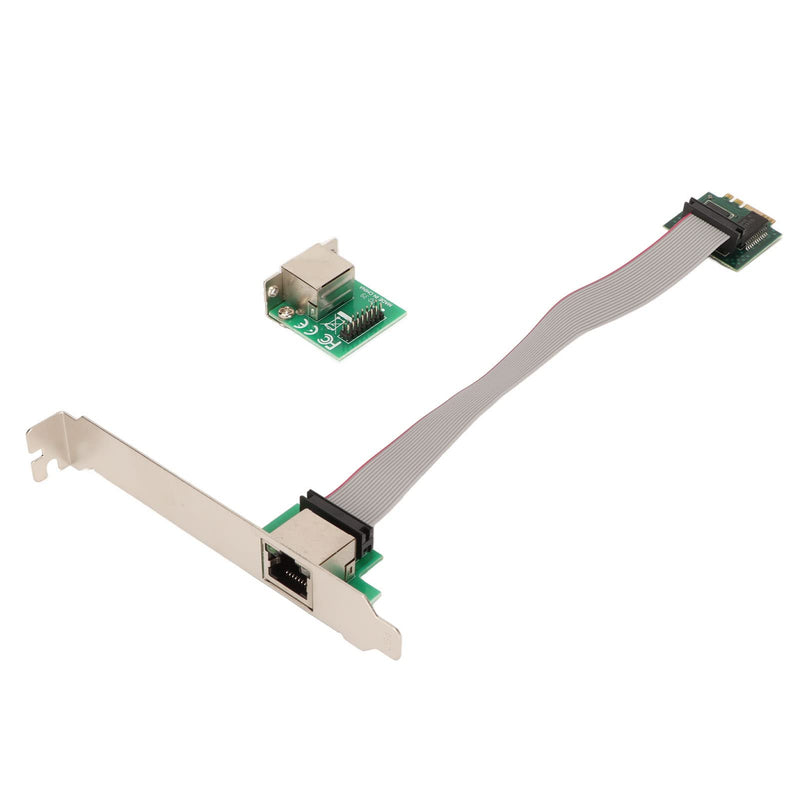 Gigabit Ethernet Server Adapter, M.2 A E Key Single Port Gigabit Server NIC Adapter 1000M RJ45 Ethernet NIC.