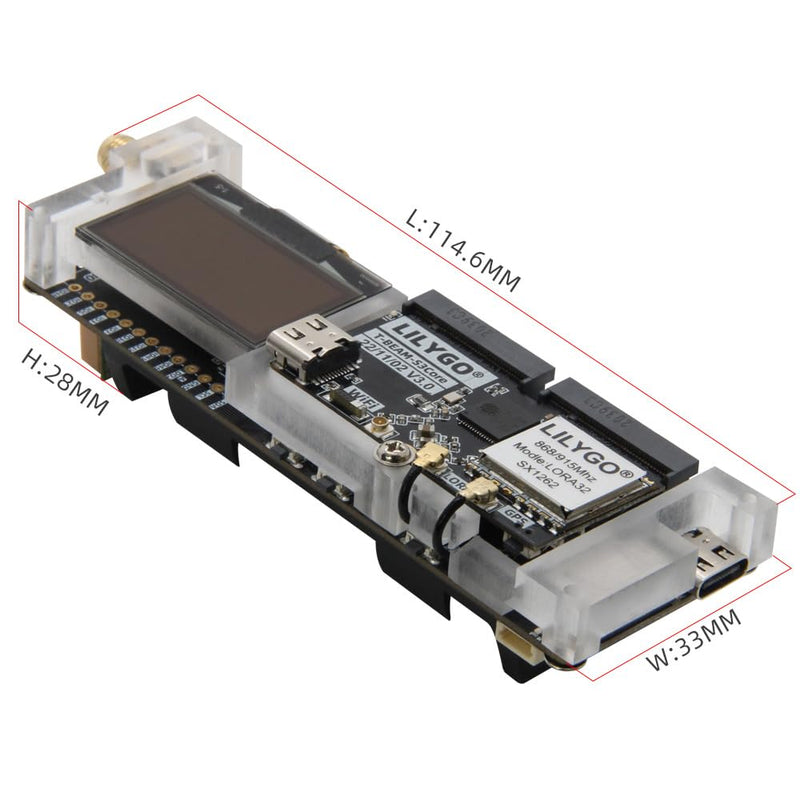 LILYGO T-BeamSUPREME Meshtastic 915Mhz ESP32-S3 UBLOX M10S GPS TTGO Development Board with 1.3 inch SH1106 OLED LoRa Module UBLOX M10S Meshtastic