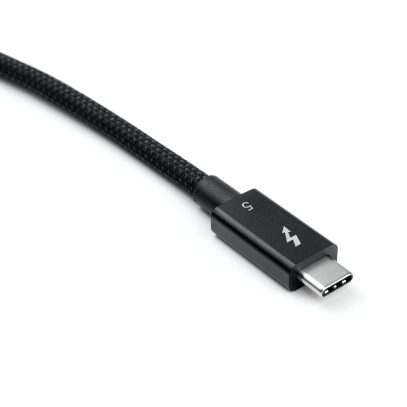 Sewell Thunderbolt 5 Cable [Intel Certified], 80Gbps/120Gbps Bandwidth Boost, 240W Charging, Dual 8K Displays, Braided 3.3 ft (1m) USB-C, Compatible with MacBook, USB4, and Thunderbolt 4/3 3.3 Feet