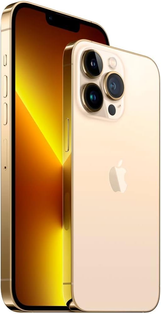 Original Back Glass Replacement for iPhone 13 Pro Max All Carriers with Pre-Installed Adhesive and Repair Tool (Gold, iPhone 13 Pro Max) Gold