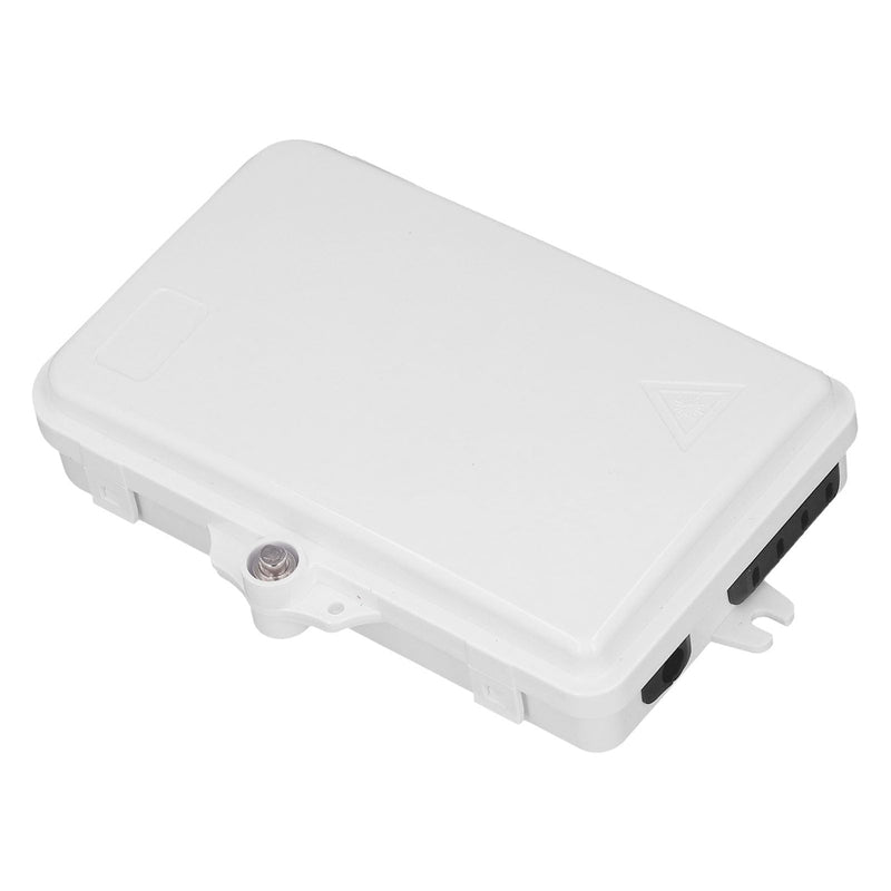 Generic IP65 Fiber Distribution Box 4 Core Wall Mount Fiber Optic Terminal Box Indoor Outdoor ABS Optical Termination Enclosure with Cable Ties