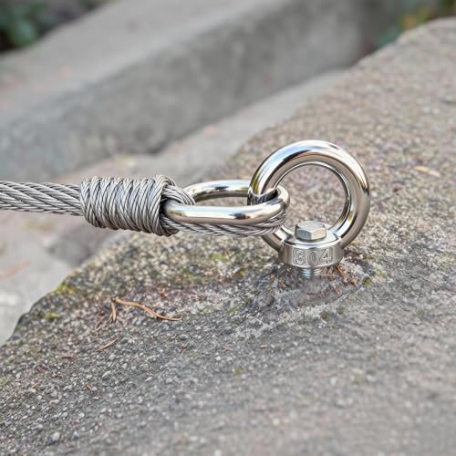 M10 Lifting Eye Nut Hardware Ring Shaped Eye Bolt 5pcs HS/LM-15 M10