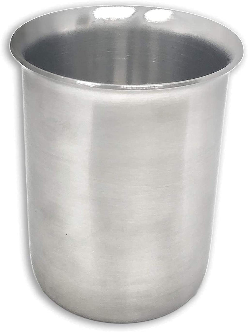 Stainless Steel Lab Beakers with Rim, Low Form, 1000mL 1000 mL