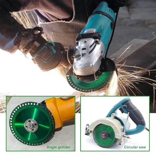 Indestructible Disc 2.0, 6 Packs 4 in Indestructible disc for Grinder, Indestructible Grinder Disc for Angle Grinder 7/8", Cutting Discs for Smooth Cutting, Chamfering, Grinding of Materials (6 Pack) 6 Pack
