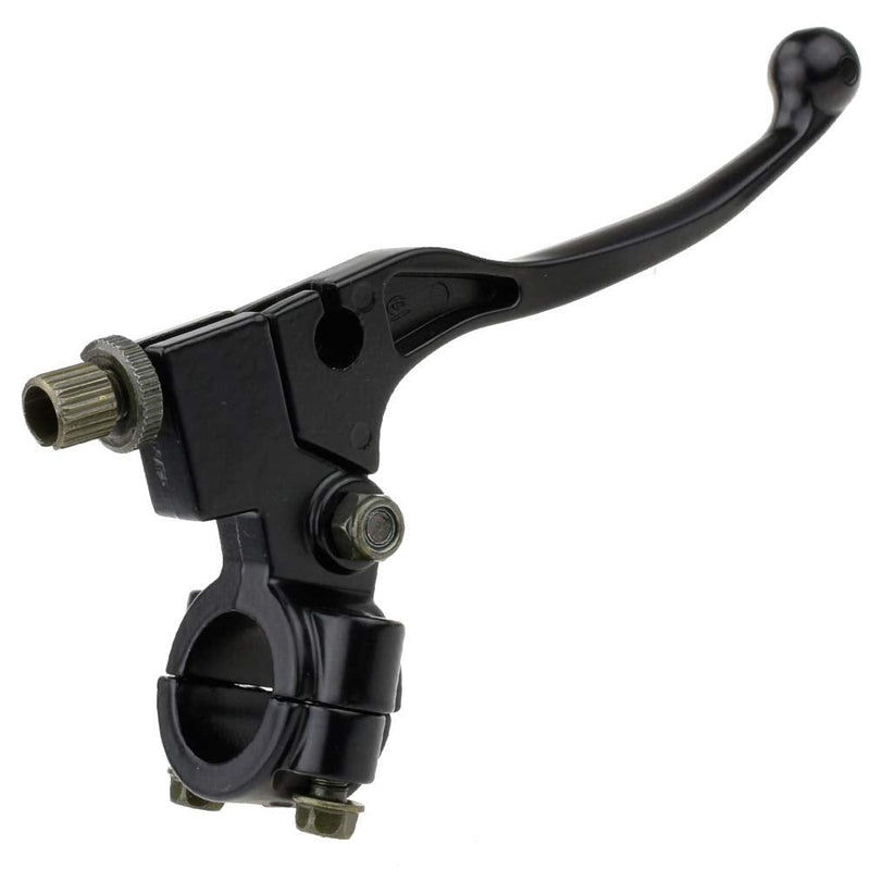 HIAORS 7/8" Universal Motorcycle Black Left Clutch Brake Handle Lever Perch for CRF XR 80 100 CRF80 XR200 SSR 125cc Coolster Roketa Baja X-Treme Pit Dirt Motor Bike Motocross Parts