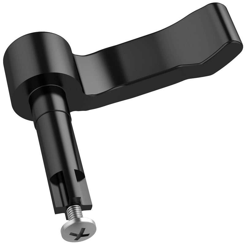Moker Thumb Throttle Lever for Polaris Sportsman/Scrambler ATV - Aluminum Extended Throttle Lever Compatible for 2009-Up Polaris Sportsman 450 500 550 570 850 1000 XP Scrambler 1000 850 570 - Black