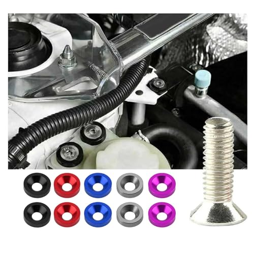 Engine Dress up Kit, 40 PCS M6 Dress up Bolts (Titanium) Titanium
