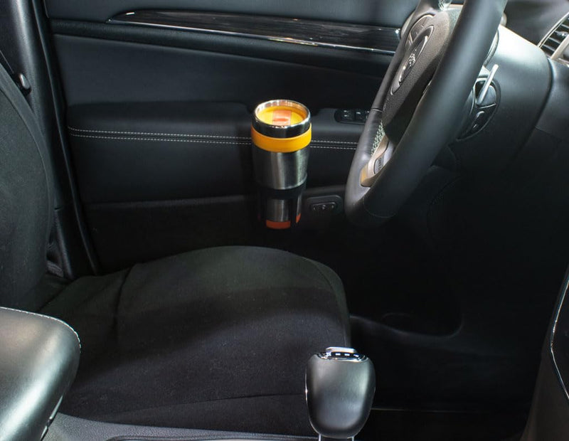 Custom Accessories 92200 Large Plastic Cup Holders, Black, Pack of 2