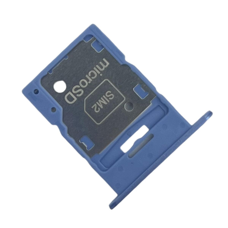  [AUSTRALIA] - Galaxy A15 5G Dual SIM Card Tray Slot Holder Replacement for Samsung Galaxy A15 5G SM-A156M/DSN 6.5 inch with Sim Card Tray Open Eject Pin and SD Card Tray (Blue) Blue