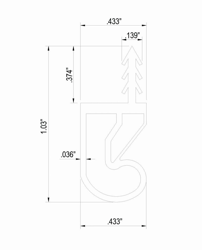 TMH Metal Door Weather Stripping - Magnetic Kerf Door Seal Kit, Full Set 36" x 84" - White Kerf Weather Stripping