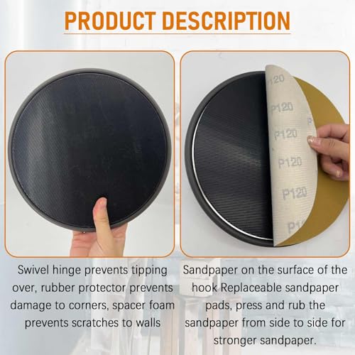 Drywall Sander 9 Inch Radial Round Sander Set 9'' Drywall Sander A Set