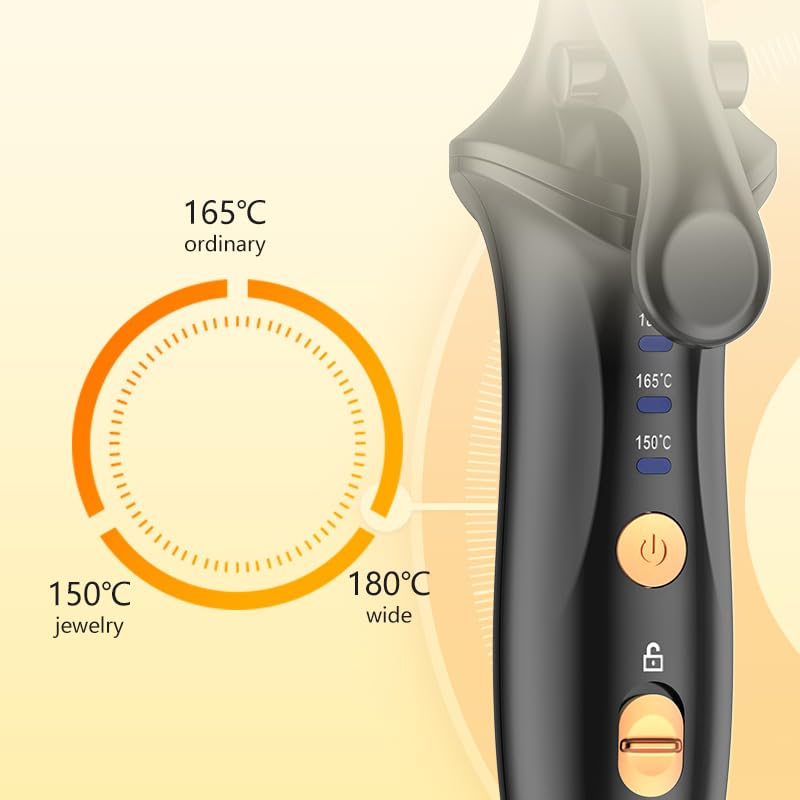  [AUSTRALIA] - Curling Wand Mini Curling Tongs, USB Rechargeable Curling Tong | Hair Curler for Travel Hairstyling, Adjustable Temperature 150℃-180℃, USB Rechargeable ﻿