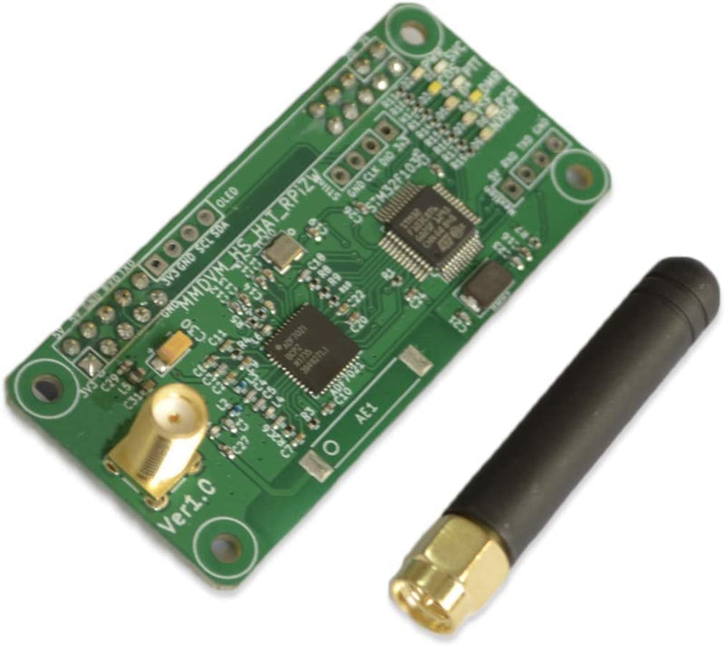 MMDVM Hotspot Board (V1.5.2) + Antenna Support UHF VHF Support P25 DMR YSF DSTAR NXDN POCSAG for Raspberry Pi-Zero W, Pi 3 (OLED Board) OLED Board