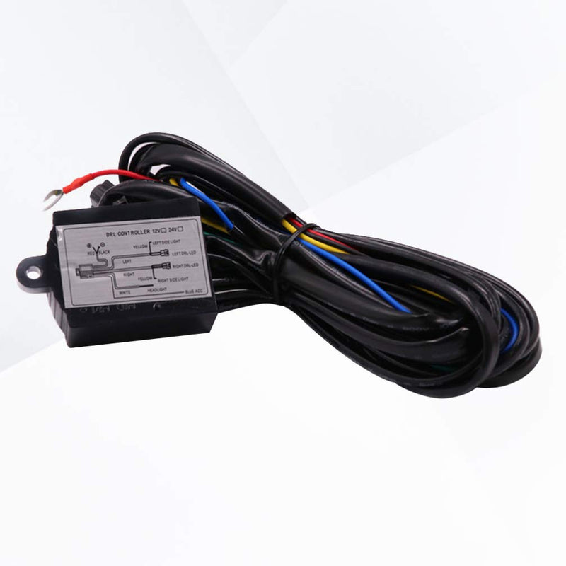 Garneck LED Daytime Running Light Automatic Controller, Universal DRL ON/Off Controller with dimmer, Delay, Turn, Blinker Fuction for Auto Car Accessories (12V)