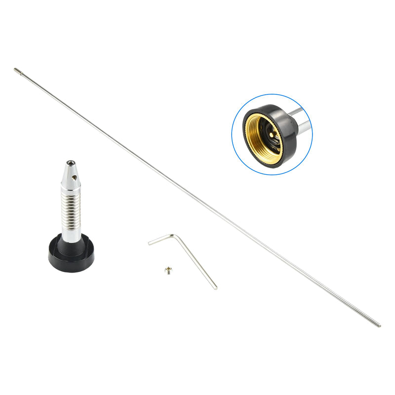 Dual Band 144/430MHz NMO Antenna, 20 inch VHF UHF Radio Antenna NMO Connection for Motorola/Hytera/Kenwood/ICOM/Vertex/MXT Series Radio/Ham Radio/Amateur Radio 70cm Band/GMRS Radios