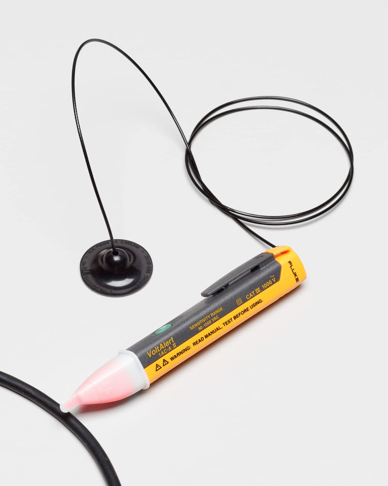 Fluke 1AC II VoltAlert Non-Contact Voltage Tester, Pocket-Sized, 90-1000V AC, Audible Beeper, CAT IV Rating 1AC-A1-II, 90-1000V