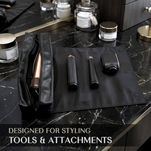 TREND-X Hair Styling Tools Organizer Bag with Heat-Resistant Mat