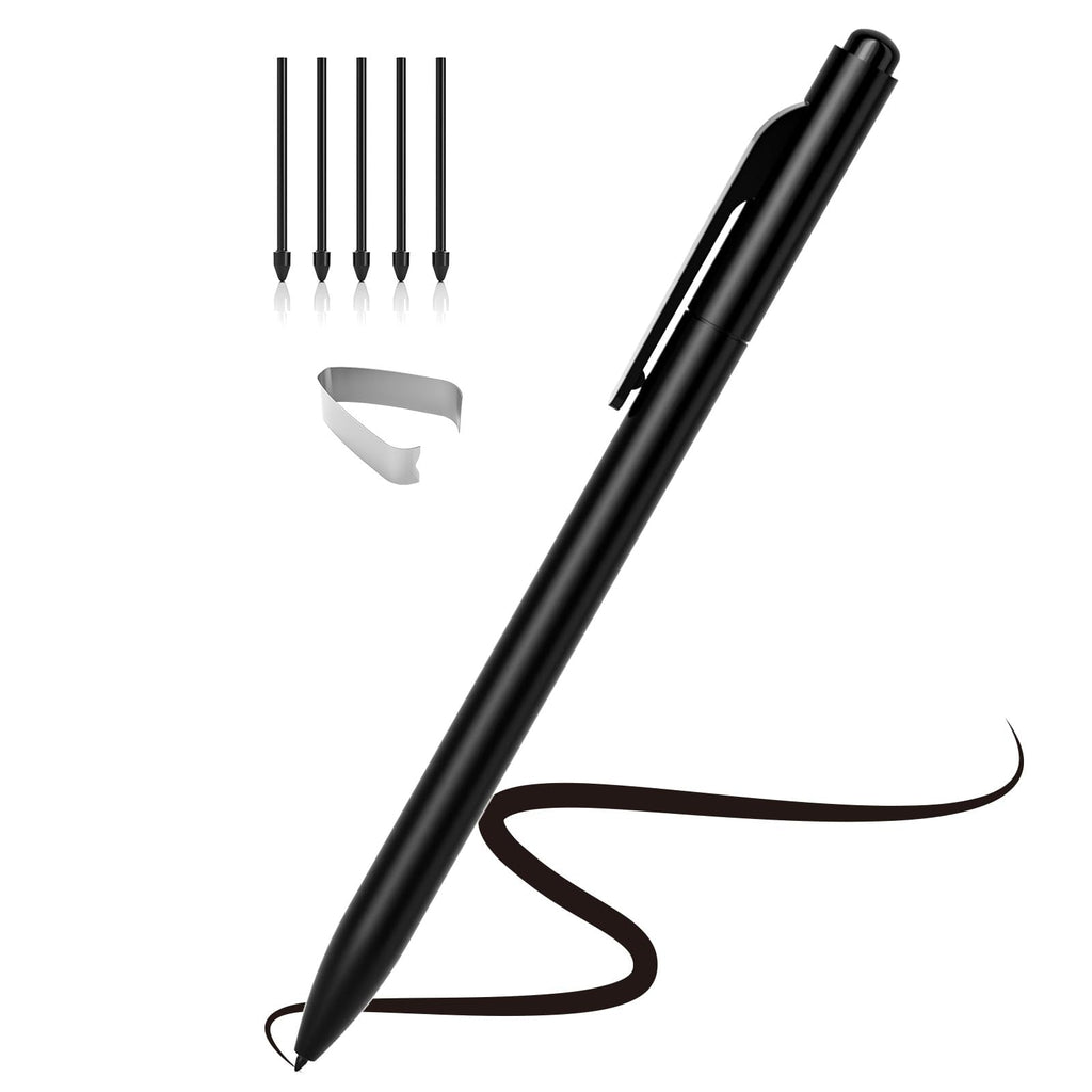 EMR Stylus Compatible with Remarkable 2, Replacement Digital Pen with Eraser, 4096 Pressure Levels, Palm Rejection, Tilt Support, for Remarkable/Samsung/Wacom/Onyx EMR Devices-with 5 Pen Tips