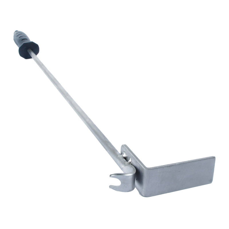 MSY BIGSUNNY Ash Rake for Grills, Charcoal Grills Tool with Rack Lifter, 25-Inch 25" Ash Rake