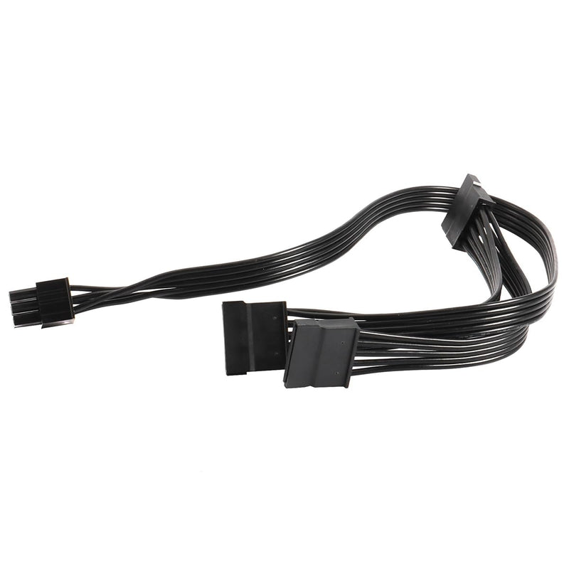 6 Pin Male to 3X 15 Pin SATA Female Hard Drive Power Adapter Cable for Seasonic Antec Modular Power Supply 20-in