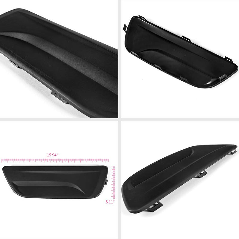PIT66 Fog Light Covers, Compatible with Malibu Eco 2013-2014/Malibu 2013-2015(submodel: LS, LT)/Malibu Limited 2016 (submodel: LS, LT) 2 Pcs Left & Right Side Fog Light Cover