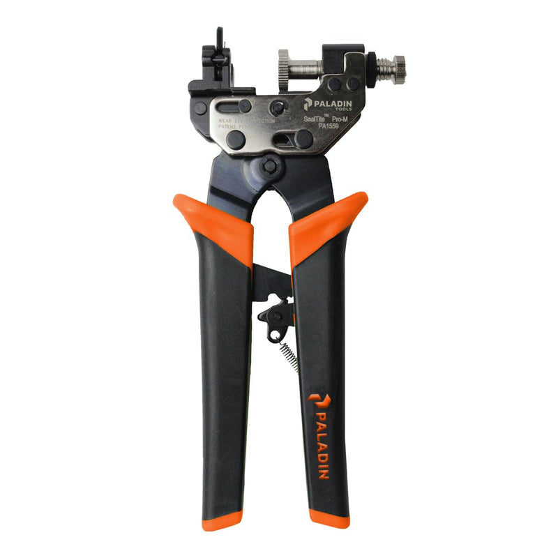 Paladin Tools PA1559 SealTite Coax Crimper and RG6 Coaxial Crimper for CATV F, BNC, RCA Connectors | RG6, RG6Q, RG59, RG62AU Professional (Ethernet POE Pro Grade)