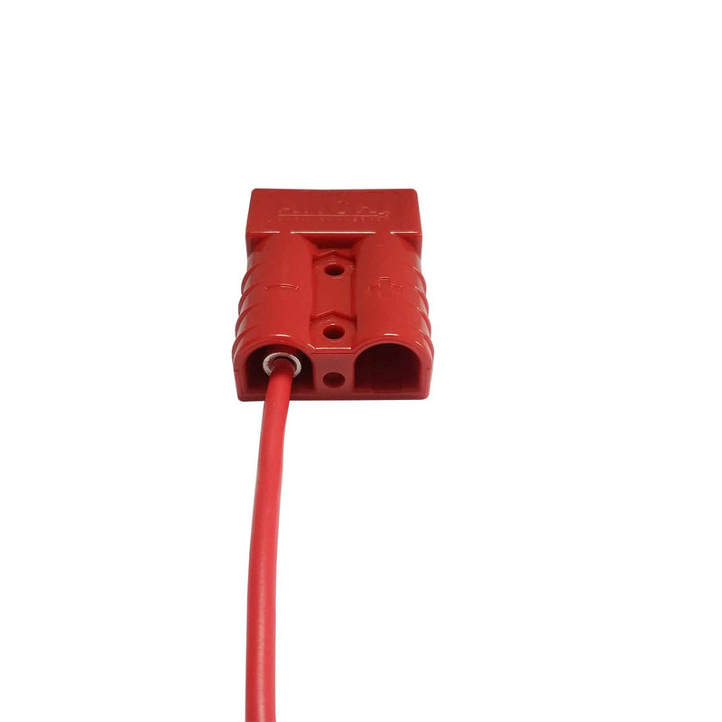 50Amp Power Connector Plug 50A Quick Connect Disconnect 600 V 2 Pairs(4pcs) for 50Amp Battery Connector(8AWG, RED) 8AWG