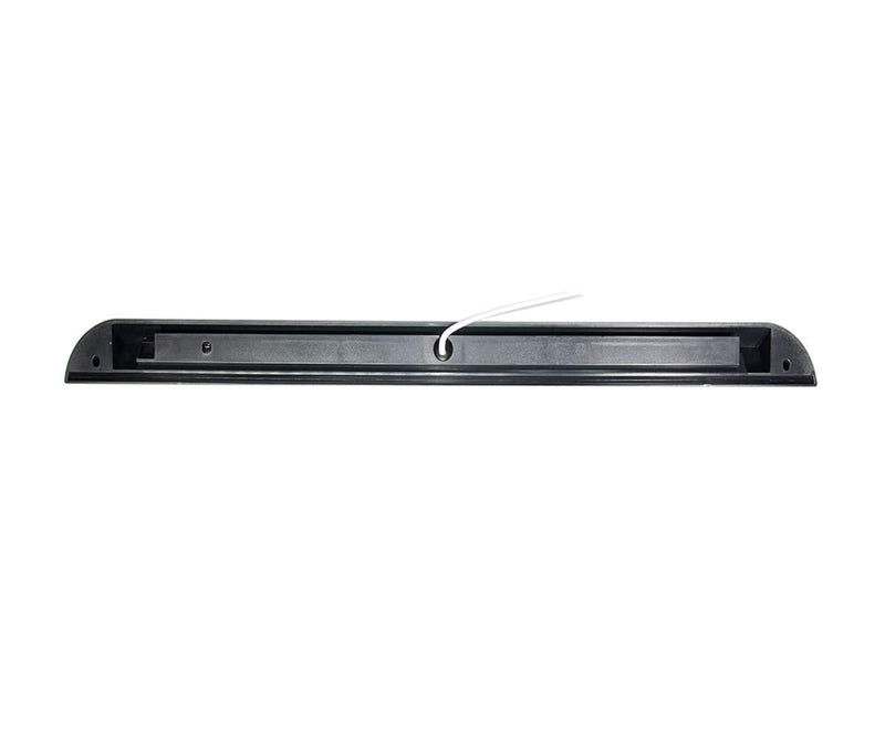 Raycharm 20" RV Camper LED Awning Porch Utility Light Fixture, 40° Down Angle Beam, 6000K Cool-White, 12V/24V DC, High Light-Output Low Ampere Draw, Aluminum Housing Black Finish, 2-Pack