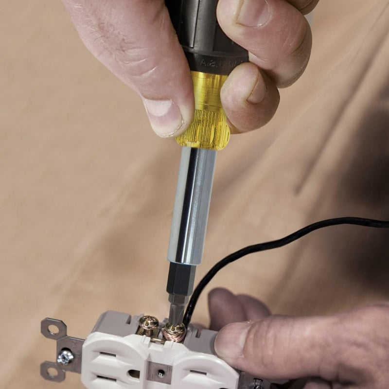 Klein Tools 85514 Multi-Bit Screwdriver and Nut Driver Set, 3-Piece