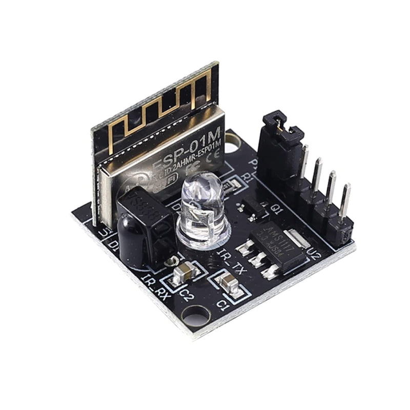 HiLetgo 2pcs ESP8285 ESP-01M IR Infrared Transmitter Receiver Module Digital Infrared Transceiver Sensor WiFi Remote Control Switch