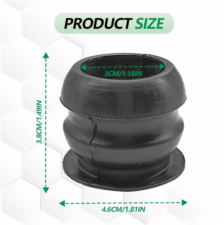Upper Steering Stem Shaft Bushing, Replacement for Honda TRX90 TRX200 TRX300 FourTrax 300 TRX350 Rancher TRX400 Foreman TRX450 TRX500, 53221-HC4-000 53221-HC4-004
