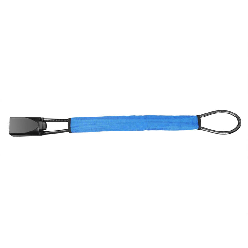 Car Steering Wheel & Seat Belt Lock Anti Theft Device Universal | 17" with 3 Keys for Auto Security Suitable for Most Vehicle,SUV,Golf Cart,Van,Truck Blue